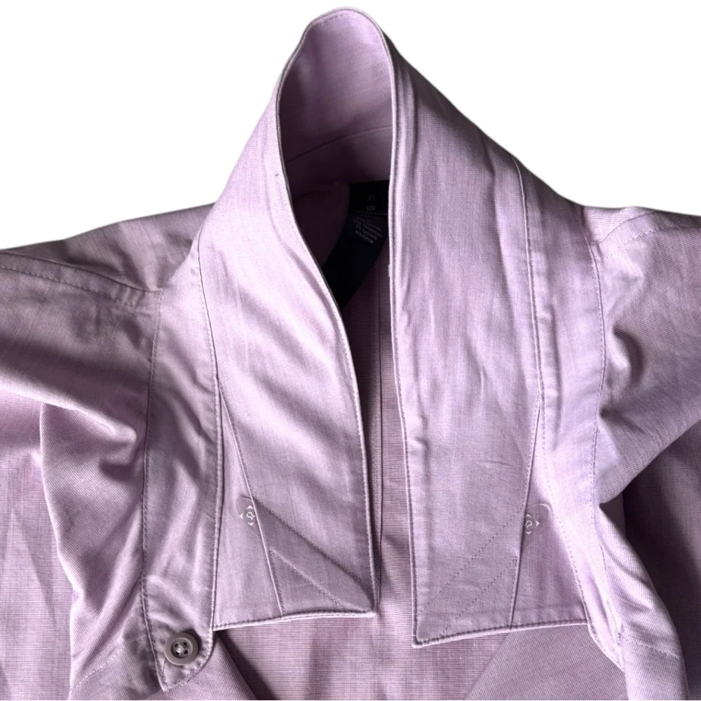 Lululemon Down To The Wire SS Heathered Vintage Plum soft/stretch shirt  | XL - Picture 10 of 16